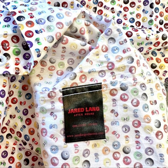 🥷🏿🥷🏿🥷🏿JARED LANG AFTER HOURS LONG SLEEVE BUTTON-UP MEN’S SHIRT SIZE-L - Picture 10 of 10